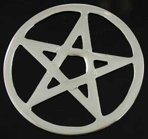 2 3-4" Pentagram Altar Tile - Nakhti By Kali J.N.S