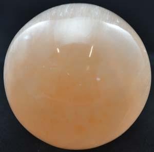 2 " - 3" Orange Selenite Gazing Ball - Nakhti By Kali J.N.S