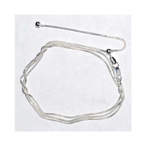 24" Round Adjustable Chain Sterling - Nakhti By Kali J.N.S