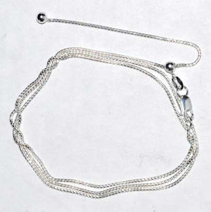 24" Round Adjustable Chain Sterling - Nakhti By Kali J.N.S