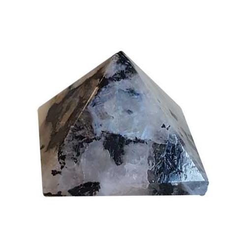 25-30mm Moonstone Rainbow Pyramid - Nakhti By Kali J.N.S