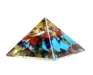 25-30mm Orgone Mixed Stone Pyramid - Nakhti By Kali J.N.S