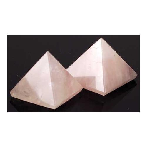 25-30mm Rose Quartz Pyramid - Nakhti By Kali J.N.S