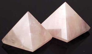 25-30mm Rose Quartz Pyramid - Nakhti By Kali J.N.S