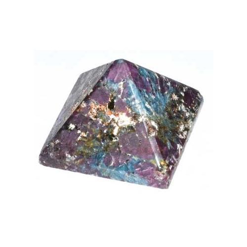25-30mm Ruby With Kyanite Pyramid - Nakhti By Kali J.N.S