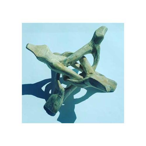 3-legged Wooden Stand 4" White - Nakhti By Kali J.N.S