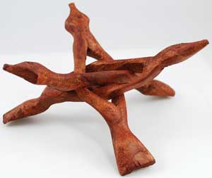 3 Legged Wooden Stand 6" - Nakhti By Kali J.N.S