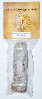3" White Sage & Lavender Smudge Stick - Nakhti By Kali J.N.S