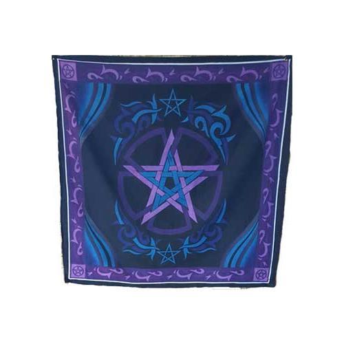 36" X 36" Pentagram Altar Cloth - Nakhti By Kali J.N.S