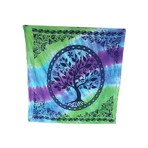 36" X 36" Tree Of Life Altar Cloth - Nakhti By Kali J.N.S