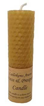 4 1-4" Success & Prosperity Lailokens Awen Candle - Nakhti By Kali J.N.S