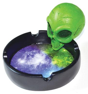 4" Alien Head Ashtray - Nakhti By Kali J.N.S