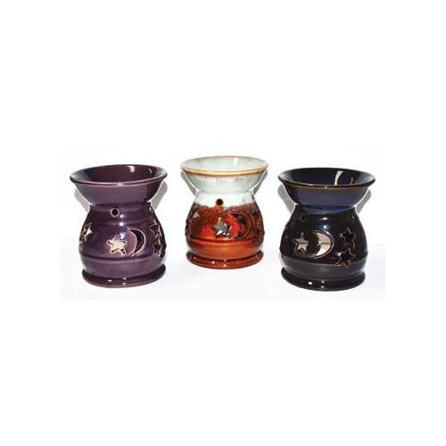 4" Moon & Stars Oil Diffuser (set Of 3) - Nakhti By Kali J.N.S