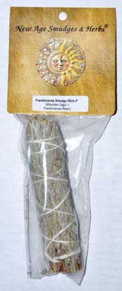 4" Sage & Frankincense Smudge Stick - Nakhti By Kali J.N.S