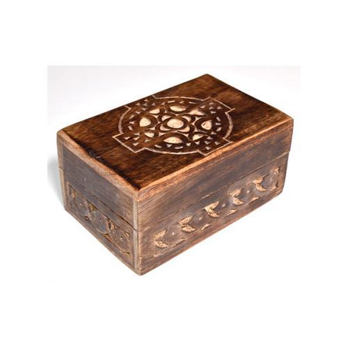 4" X 6" Celtic Cross Box - Nakhti By Kali J.N.S