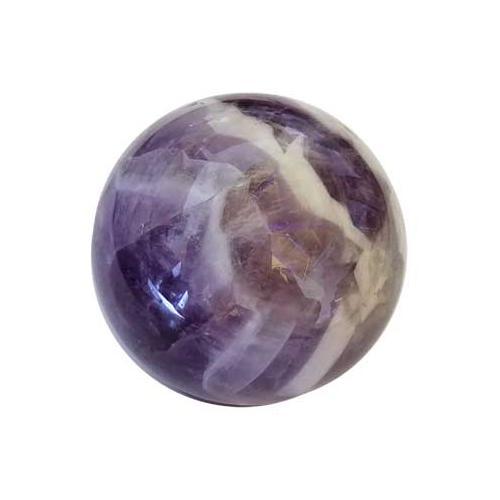 40mm Amethyst, Chevron Sphere - Nakhti By Kali J.N.S