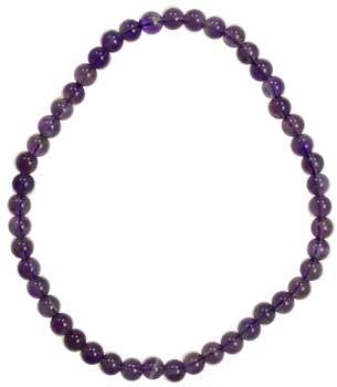 4mm Amethyst Stretch Bracelet - Nakhti By Kali J.N.S
