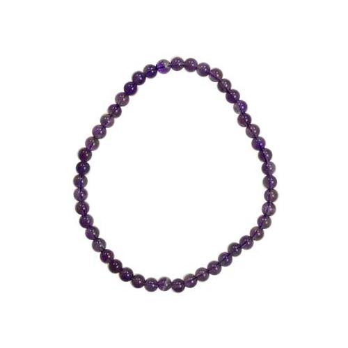 4mm Amethyst Stretch Bracelet - Nakhti By Kali J.N.S
