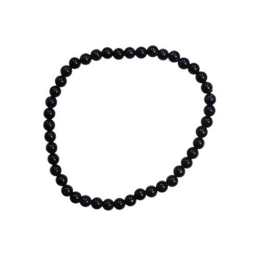 4mm Blue Goldstone Stretch Bracelet - Nakhti By Kali J.N.S