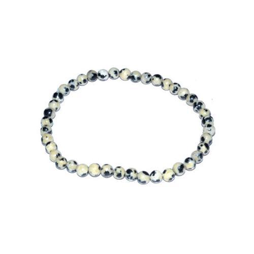 4mm Dalmation Stretch Bracelet - Nakhti By Kali J.N.S