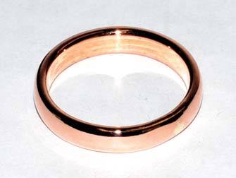 4mm Dome Band Size 7 Copper - Nakhti By Kali J.N.S