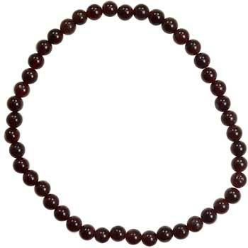 4mm Garnet Stretch Bracelet - Nakhti By Kali J.N.S