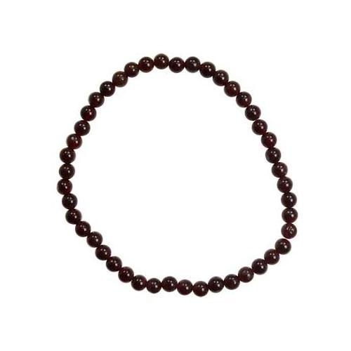 4mm Garnet Stretch Bracelet - Nakhti By Kali J.N.S