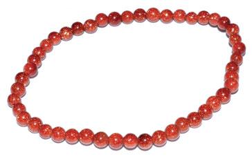 4mm Gold Sandstone Stretch Bracelet - Nakhti By Kali J.N.S