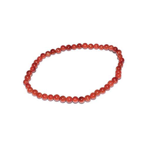 4mm Gold Sandstone Stretch Bracelet - Nakhti By Kali J.N.S