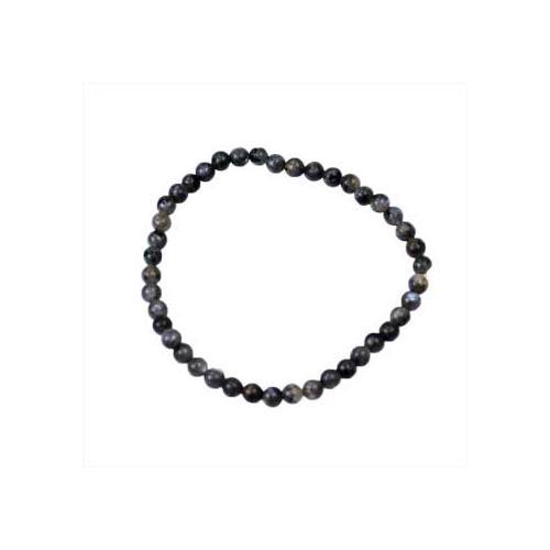 4mm Labradorite Stretch Bracelet - Nakhti By Kali J.N.S