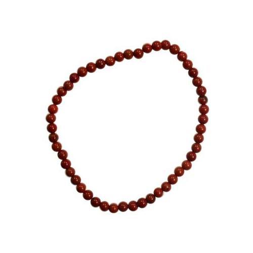 4mm Red Jasper Stretch Bracelet - Nakhti By Kali J.N.S