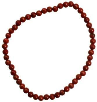 4mm Red Jasper Stretch Bracelet - Nakhti By Kali J.N.S