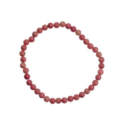 4mm Rhodonite Stretch Bracelet - Nakhti By Kali J.N.S