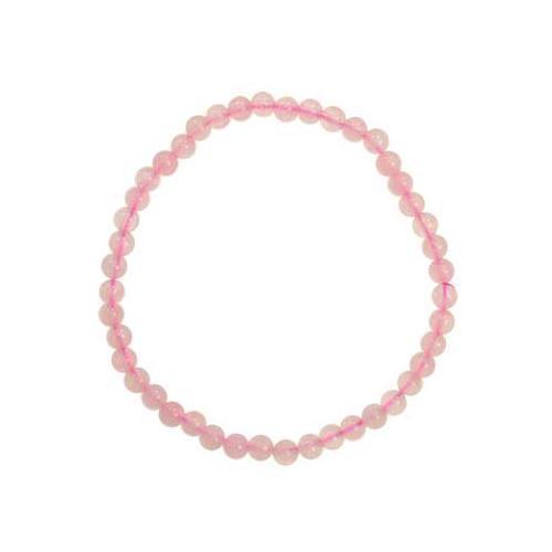 4mm Rose Quartzstretch Bracelet - Nakhti By Kali J.N.S