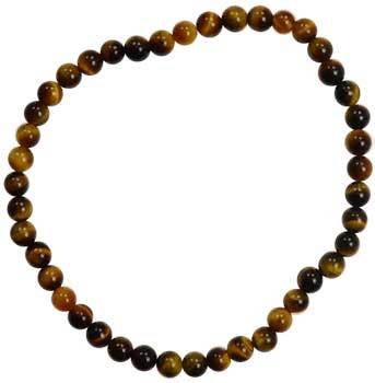 4mm Tiger Eye Stretch Bracelet - Nakhti By Kali J.N.S