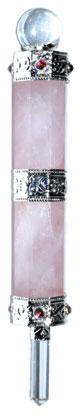 5 1-2" Rose Quartz Healing Wand - Nakhti By Kali J.N.S