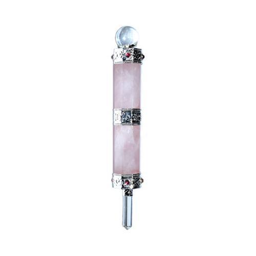 5 1-2" Rose Quartz Healing Wand - Nakhti By Kali J.N.S