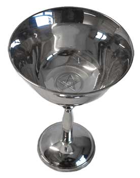 5 3-4" Inside Pentagram Chalice - Nakhti By Kali J.N.S