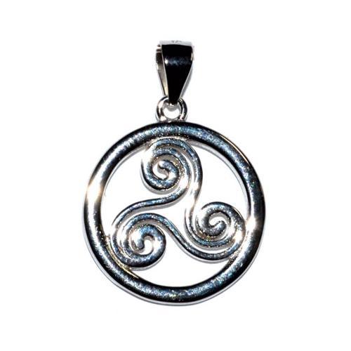 5-8" Trinity Spiral Sterling Pendant - Nakhti By Kali J.N.S