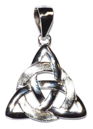 5-8" Triquetra Sterling Pendant - Nakhti By Kali J.N.S