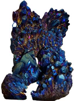 5# Quartz Cluster With Blue Color - Nakhti By Kali J.N.S