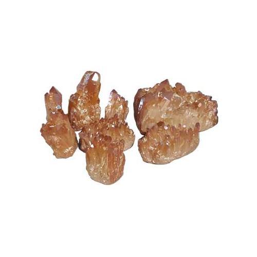 5# Quartz Cluster With Gold Color - Nakhti By Kali J.N.S