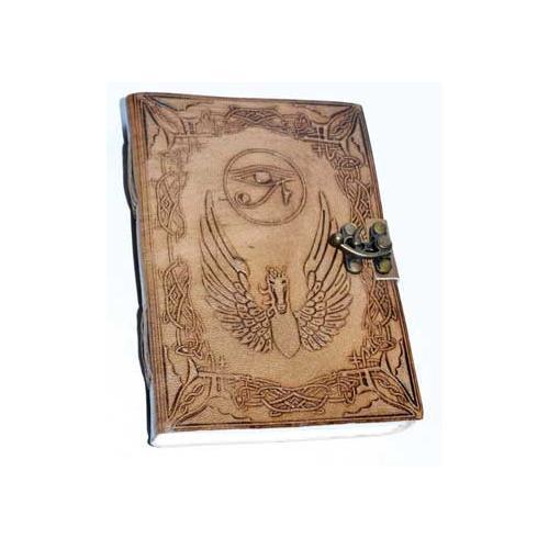 5" X 7" Eye Of Horus Leather W- Latch - Nakhti By Kali J.N.S