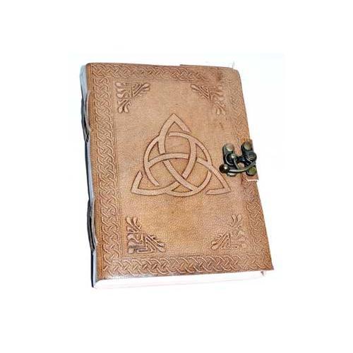 5" X 7" Triquetra Leather W- Latch - Nakhti By Kali J.N.S