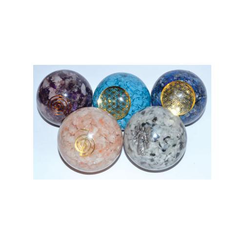 50mm Orgone Various Sphere - Nakhti By Kali J.N.S