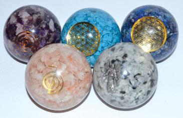 50mm Orgone Various Sphere - Nakhti By Kali J.N.S