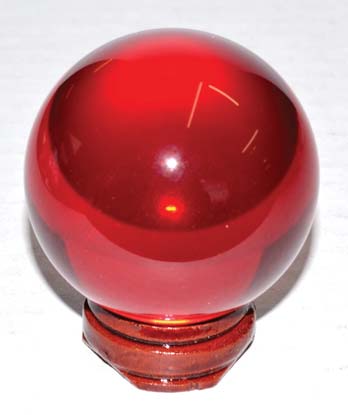 50mm Red Gazing Ball - Nakhti By Kali J.N.S