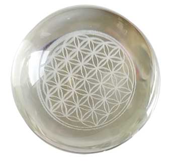 55mm Flower Of Life Gazing Ball - Nakhti By Kali J.N.S