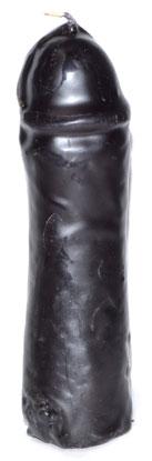 6 1-2" Black Male Gender Candle - Nakhti By Kali J.N.S