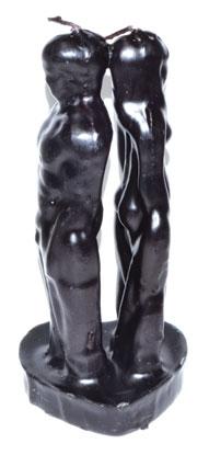 6 1-2" Black Separation Candle - Nakhti By Kali J.N.S